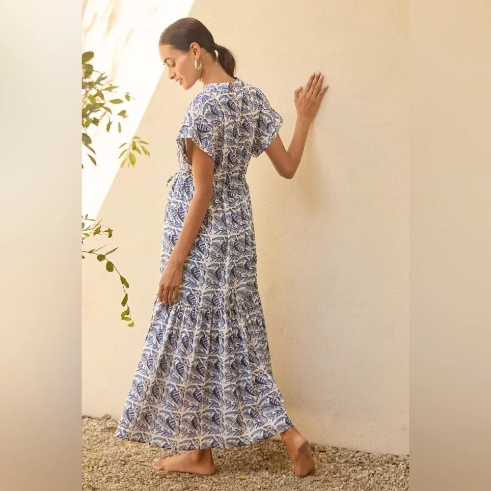 Anthropologie Ro's Garden Mumi Midi Dress - Picture 2 of 7